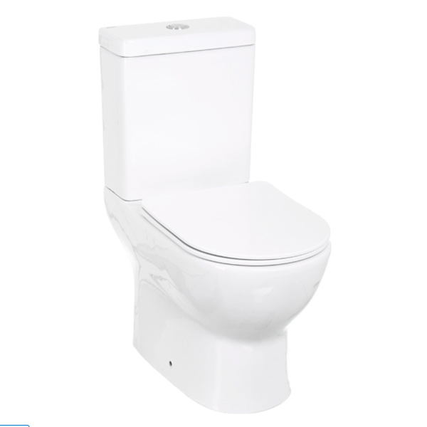 Унітаз-компакт EGO PURE Rimless з сидінням Duroplast SLIM soft-close