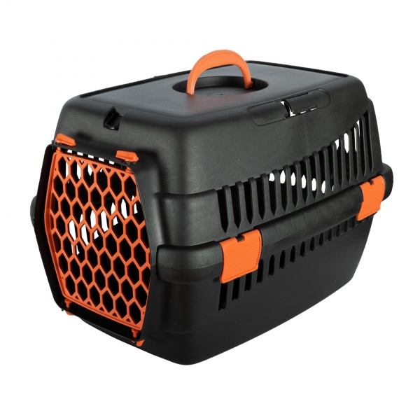 Переноска SGbox для собак и котов до 6 кг SG 35x49x32,5 см черный/микс SG16053