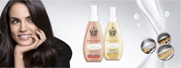 Молочко Gliss Kur с молочными протеинами Восстановление для поврежденных волос 150 мл 