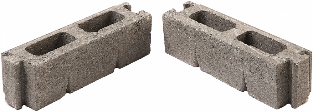 Элемент подмурка Кая 75x235x75 мм черный Моноліт-Брук