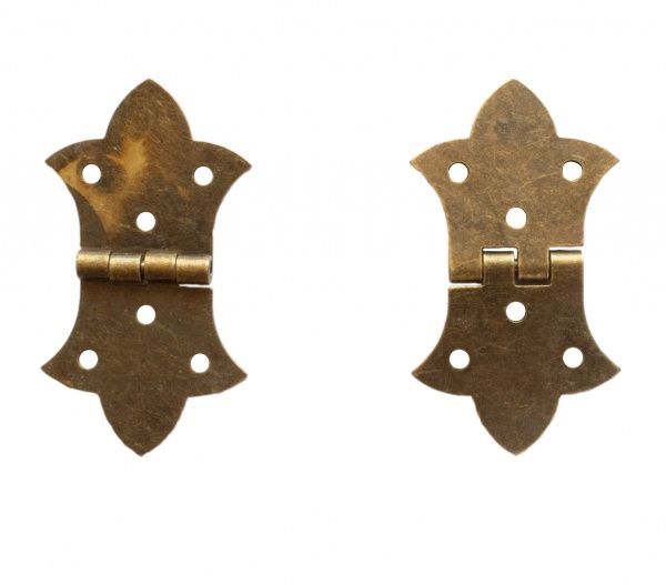 Петля декоративна стара латунь 58х34 мм 2 шт. 
