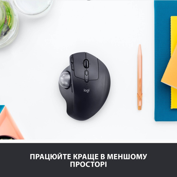 Мышка Logitech Bluetooth Mouse MX Ergo graphite (910-005179) 