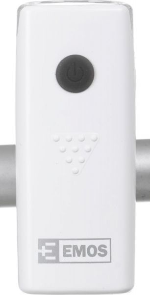 Фонарь велосипедный P3914-1 белый 