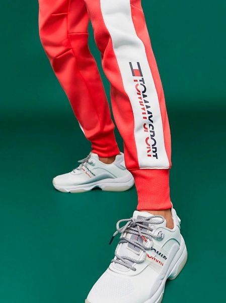 Брюки Tommy Hilfiger BLOCKED FLEECE JOGGER CUFF S10S100253603 р. L красный