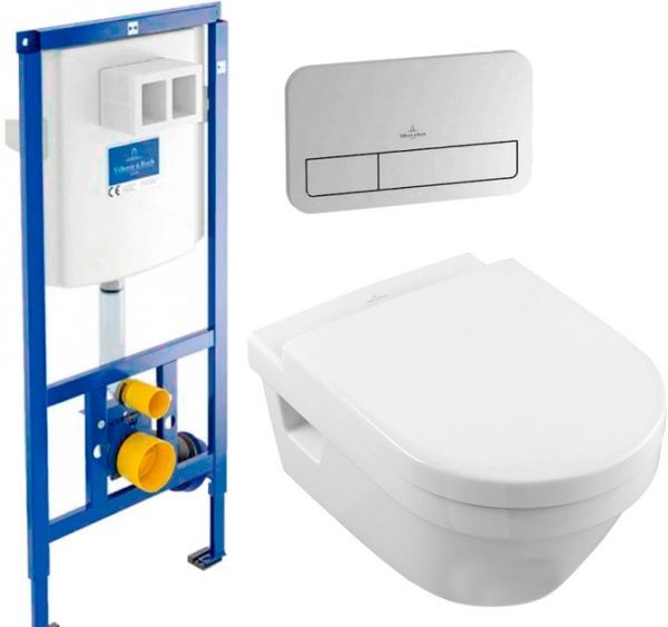 Система інсталяції Villeroy & Boch 92246100 + E200 92249061 V&B OMNIA ARCHITECTURA Directflush 5684HR01