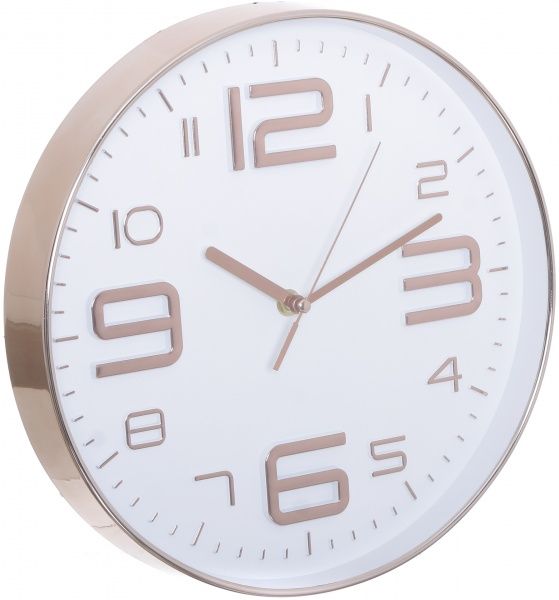 Годинник настінний Секунда 30,5 см мідний