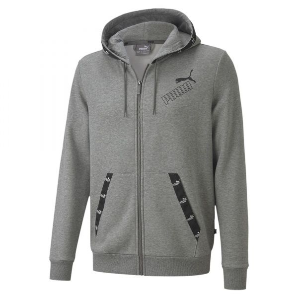 Джемпер Puma AMPLIFIED FZ Hoodie 58352303 р. 2XL серый