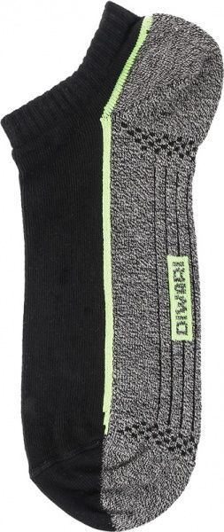Шкарпетки Diwari ACTIVE (ультракороткі) 044 р. 25 чорний із сірим 15С-44СП 