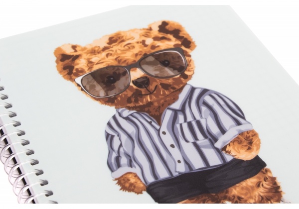 Блокнот Pets Fashion: Bear А5 80 аркушів O20832-27 Optima