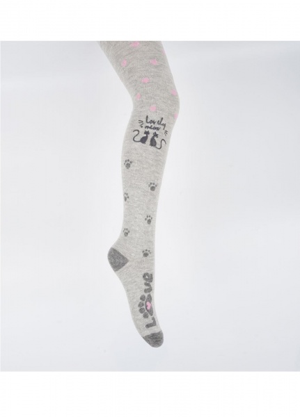 Колготки для девочек KATAMINO K32205р.119-131 серый 