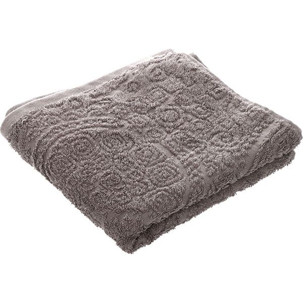 Рушник La Nuit Жакард сірий 50x90 см