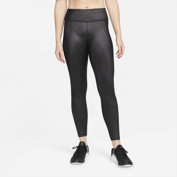 Лосини Nike W NK ONE DF MV SHNE MR TGT DD5439-010 р.S чорний