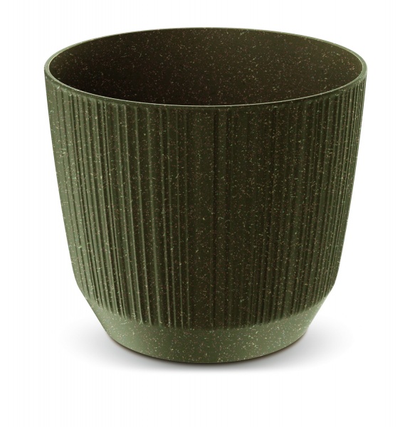 Горшок для цветов Prosperplast Ryfo ECO Wood круглый кофейный (82531-4625) 