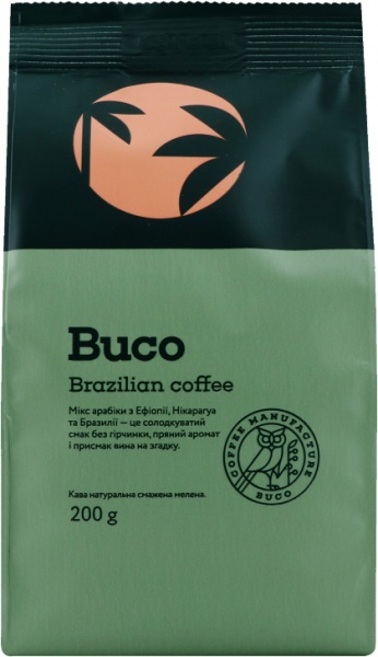 Кава мелена Buco Рецепт Бразилії 200 г