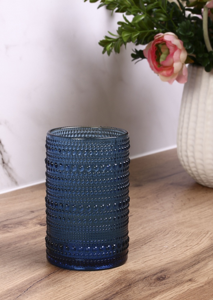 Стакан высокий Fiora Bubble Blue 440 мл 1 шт.