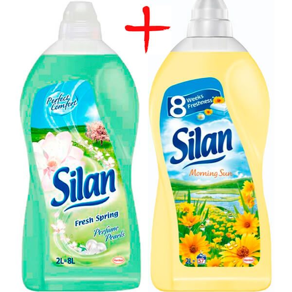 Комплект Silan Fresh Spring 2 л + Morning Sun 2 л