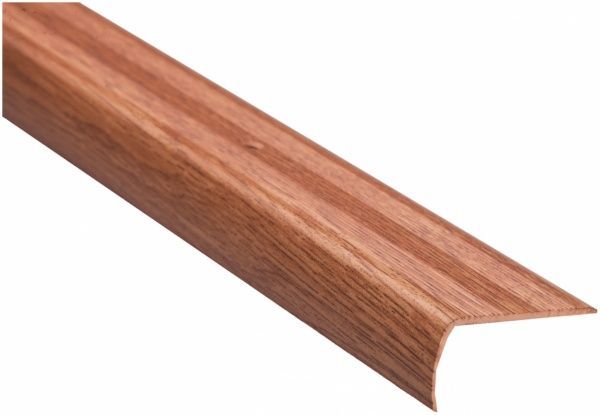 Порожек алюминиевый 14-А Лугалпроф профилированный с отверстиями 21х40x1800 мм дуб натуральный 