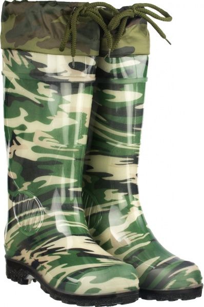Сапоги резиновые Охота и рыбалка Милитари хаки 42 размер