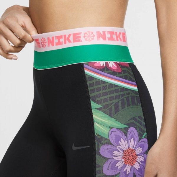 Лосини Nike W NK ICNCLSH PRO PRT 7/8 TGT CU5032-010 XS чорний