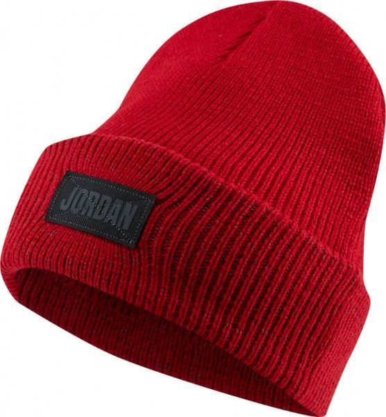 Шапка Nike JORDAN CUFFED BEANIE REFLECT CW6405-687 OS красный
