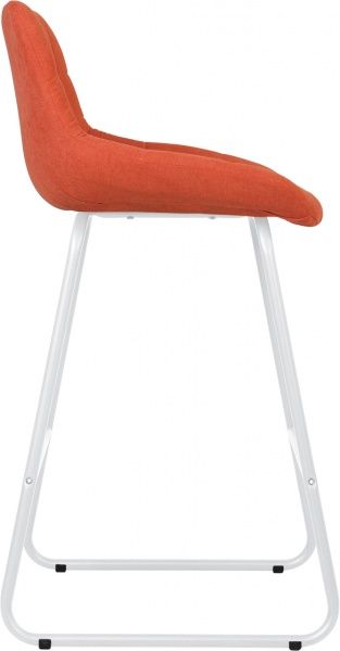 Стул барный Nowy Styl NICOLE HOKER CFS LB WHITE (BOX-2) (CH) SORO-51 оранжевый 
