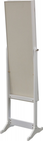 Напольное зеркало с секцией для хранения аксессуаров 3600x12300 мм белый 