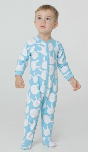 Комбінезон для хлопчика Smil р.80 блакитний із малюнком 108618 
