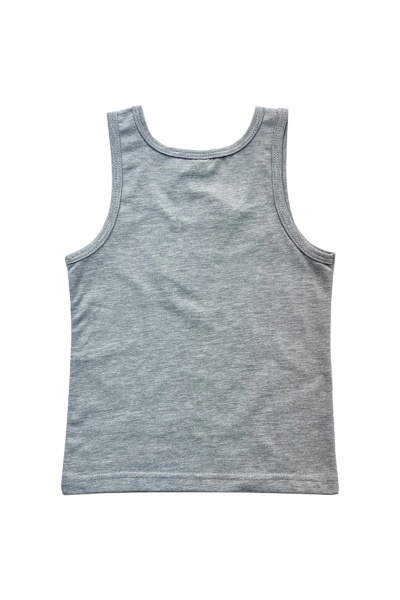 Майка для мальчиков Роза р.104 серый меланж 210414 