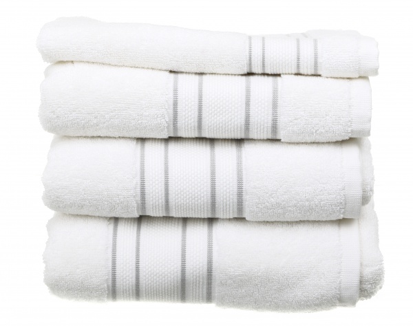 Рушник Villa 100x150 см білий із сірим Sous Dias 