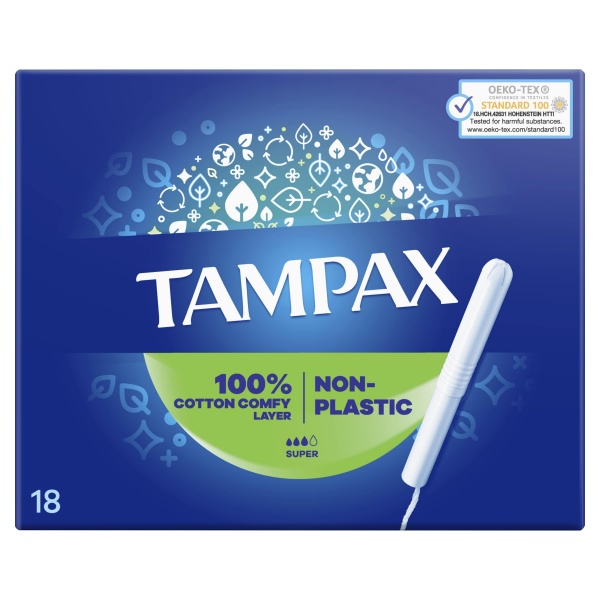Тампони Tampax Compak Super з аплікатором 18 шт.
