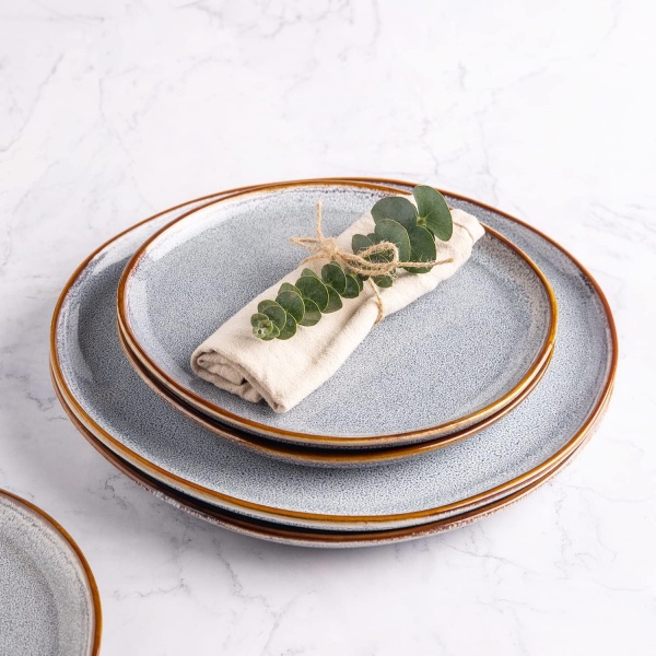 Тарілка обідня Shore 20 см 2 сорт Bella Vita