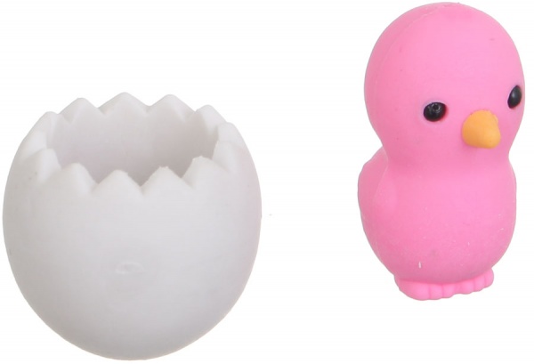 Ластик Цыпленок розовый