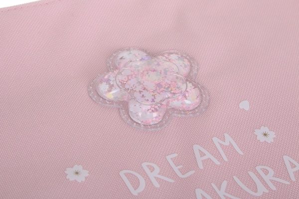 Папка Flowers розовая