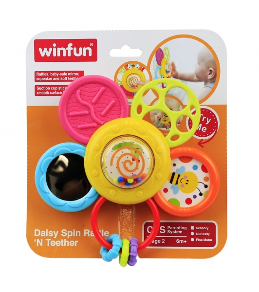 Брязкальце-прорізувач для зубів Winfun Квітка 0776-NI