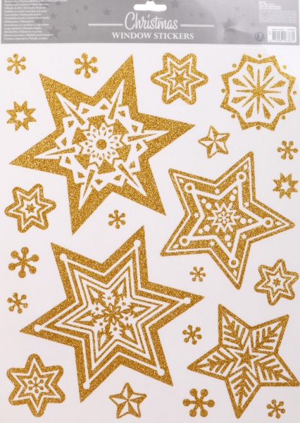 Декоративная наклейка новогодняя в ассортименте BCC040630 30x42 см