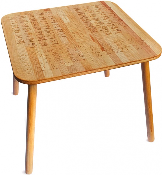 Стіл дитячий ArinWOOD Азбука 04-1EA 