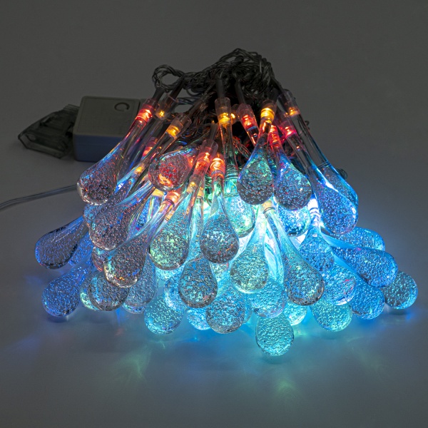 Декоративная гирлянда Altalusse (INL-2709E-50 Multicolor) встроенный светодиод (LED) 50 ламп 7,5 м 