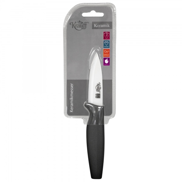 Нож керамический 8 см black 29-250-038 Krauff 