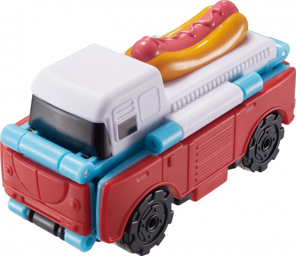 Машинка-трансформер Flip Cars 2 в 1 Міський транспорт, Автомобіль з десертами і Автомобіль з хот догами EU463875-34