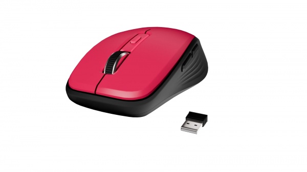 Мишка бездротова OfficePro red (M267R)