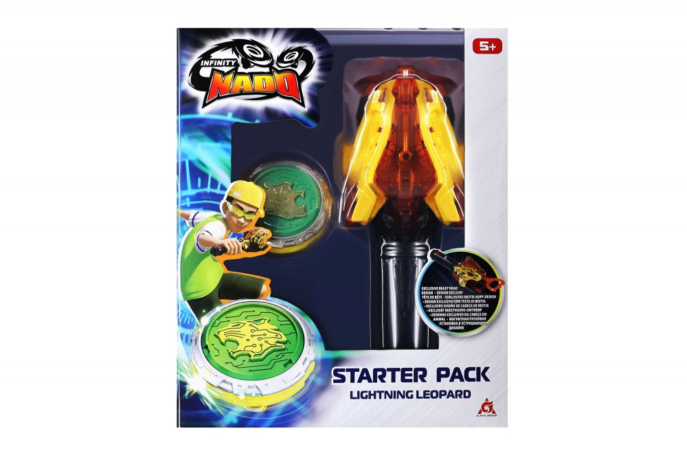 Ігровий набір Infinity Nado VI серія Starter Pack Lighting Leopard Сліпучий Леопард EU654114