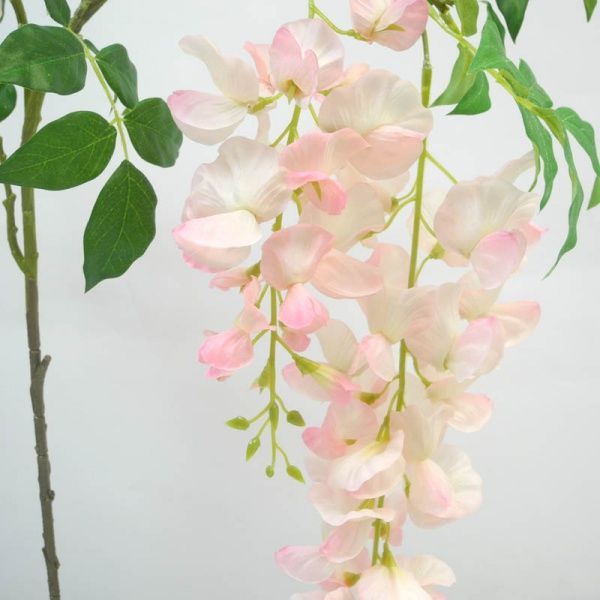 Рослина штучна Гліцинія світло-рожева 28021TN