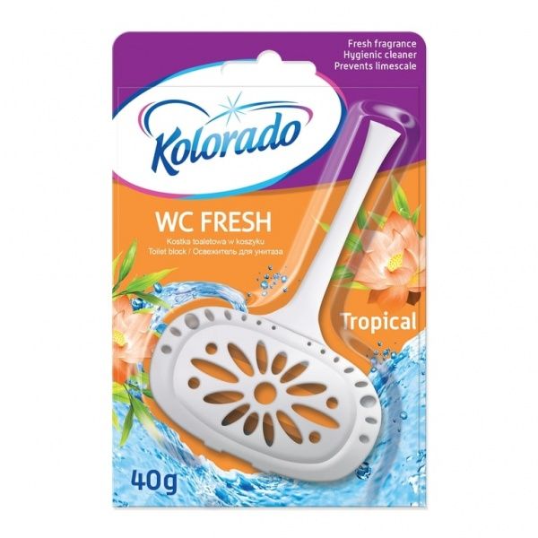 Туалетний блок Kolorado Fresh Тропічний 40 г 
