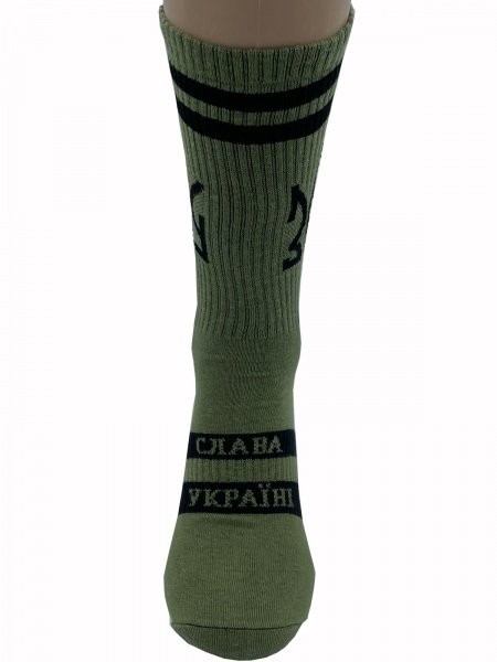 Шкарпетки чоловічі Cool Socks ЗСУ 17853 р. 38-42 оливковий 1 пар 