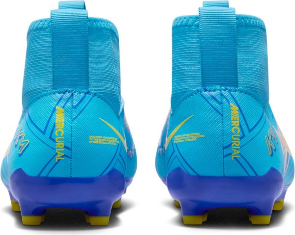 Бутсы Nike NIKE JR. MERCURIAL ZOOM SUPERFLY 9 ACADEMY KM FG/MG DO9790-400 р.35,5 разноцветный