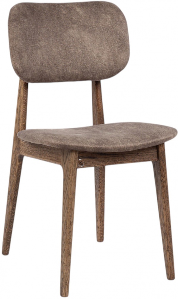 Стул обеденный LORI Отис Н Dekora Group Palladium 05 Brown коричневый / дуб коричневый