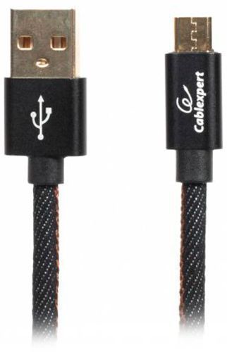 Кабель CABELEXPERT USB – microUSB 1 м чорний (CCPB-M-USB-04BK) 