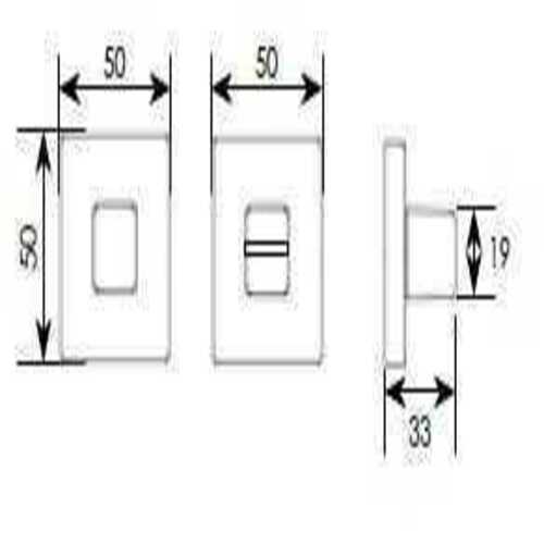 Фиксатор Ilavio 1053 WC матовый хром