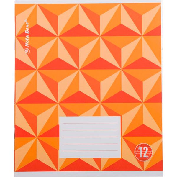 Тетрадь Nota Bene 1_2019 в косую линию 12 листов