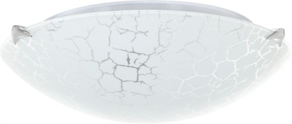 Светильник настенно-потолочный УТ Сяйво НПБ Сахара 1x60 Вт E27 белый 2503 